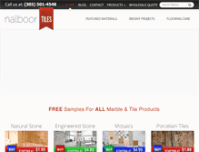 Tablet Screenshot of nalboor.com